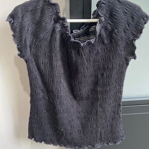 Black dressy t-Shirt girl